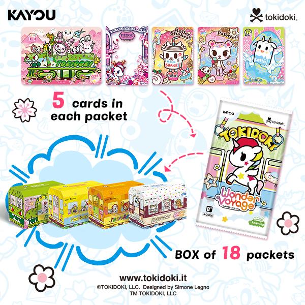 TOKIDOKI card Wonder Voyage Collectible Cards-Roaming Edition
