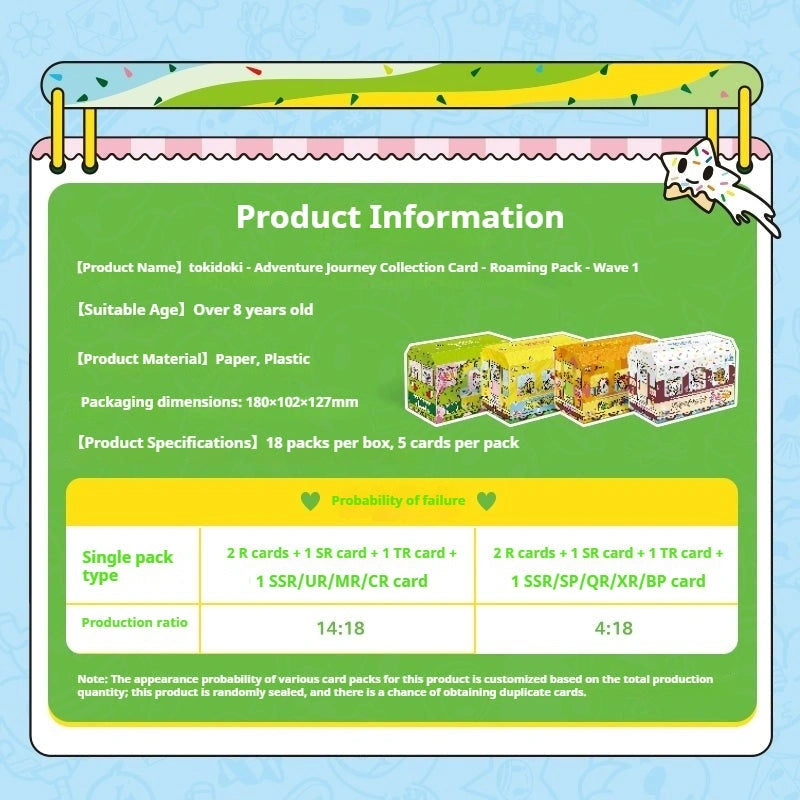 TOKIDOKI card Wonder Voyage Collectible Cards-Roaming Edition